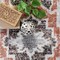 Nuloom Deanna Distressed Traditional Medallion Cotton Blend Area Rug 4ft x 6ft KKPX05A-406 - alternate 5